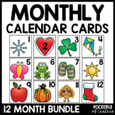 Calendar Numbers Bundle - Pocket Chart Calendar Cards Bundle