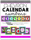 Calendar Numbers - Chevron Theme