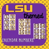Calendar Numbers - LSU Themed