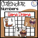 Calendar Numbers: Llamas