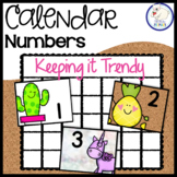 Calendar Numbers | Pineapple, Cactus & Unicorn