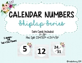 Calendar Numbers {Shiplap Wood Series}