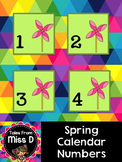 Spring Calendar Numbers