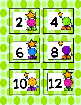 Calendar Numbers and Months {Rainbow Tots} by Sunshine in Kindergarten