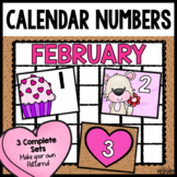 February Calendar Numbers | Calendar Cards
