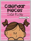 Calendar Pieces Cute Kids