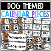 Calendar Pieces {Dog Themed}