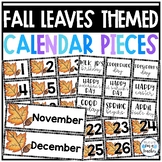 Calendar Pieces {Fall Leaves Themed}