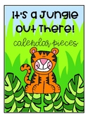 Calendar Pieces- Jungle Themed