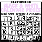 Black and White Calendar Pieces