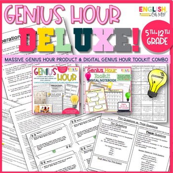 Preview of Genius Hour Deluxe Bundle {PDF & Digital Files}
