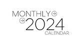 2024 Calendar | Editable and Printable, Digital Organizer 