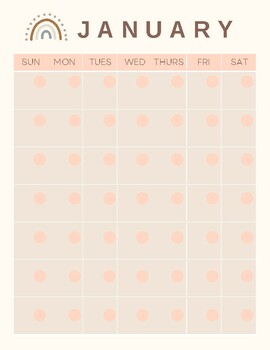Preview of Calendar Planning Template- SNEAK PEEK! GOODNOTES PLANNER! DIGITAL PLANNER!