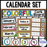 Classroom Calendar Set Cards, Numbers, Printable, Wall, Pocket Chart 2022-2023