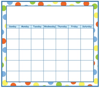 Calendar Set – Coordinates with Sock Monkey Classroom Theme | TpT