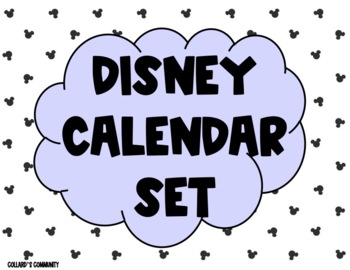 Preview of Calendar Set - Disney