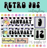 Calendar Set | Retro 90s