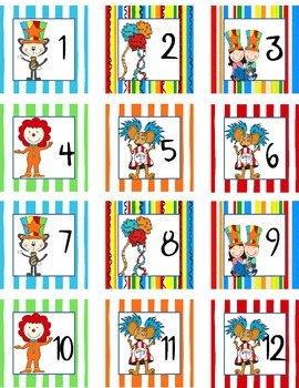 Dr. Suess Inspired Classroom Calendar Set | Calendar Kit | Bulletin Board