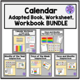 Calendar Skill BUNDLE Days Months Adapted Book, folders, w