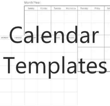 Calendar Template FREE by The Homeschool Help Desk | TpT