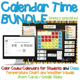 Calendar Time BUNDLE Digital and Bulletin Board Visuals fo