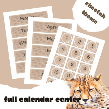 Preview of Calendar Display - Cheetah Theme