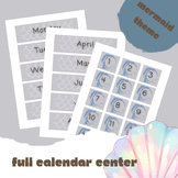 Calendar Display - Mermaid Theme