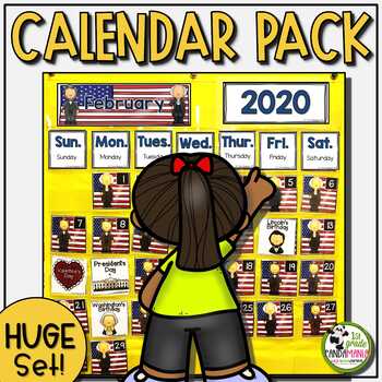 Preview of Pocket Chart Calendar Ultimate Set