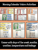 Calendar Velcro Activities (days, months, weather etc) (2 
