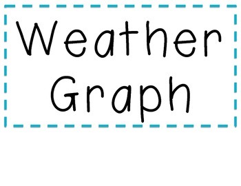 Preview of Calendar Weather Graphing