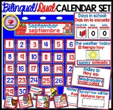 Calendar Weather Set DUAL/BILINGUAL