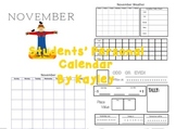 Calendar Work Booklet