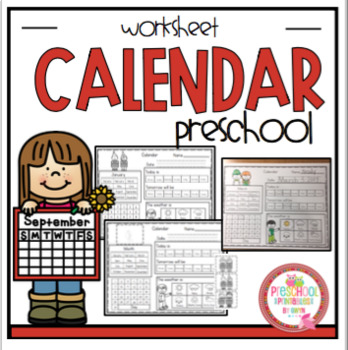 Preview of Calendar Worksheets "No Prep"