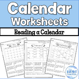 Calendar Worksheets | Reading a Calendar | Calendar Math W