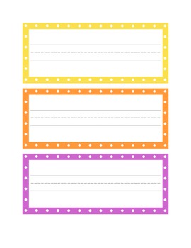 Calendar and Daily Schedule Polka Dot Pack by Laci Wright | TPT