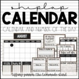 Shiplap Calendar and Number of the Day Board