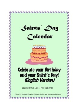 Preview of Calendar of the Saints English Version