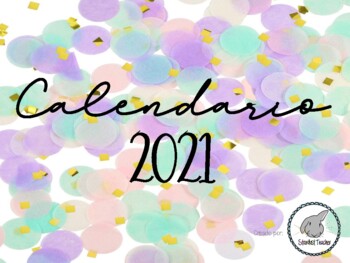 Preview of Calendario 2021 - Calendario imprimible en A3