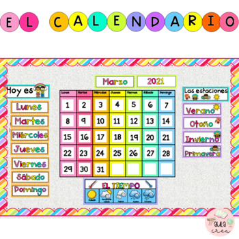 Calendario 2021 by Aula Crea | Teachers Pay Teachers