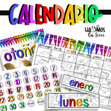 Calendario |  Colección crayones | Calendar Classroom Decor