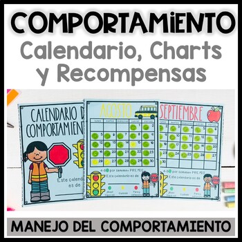 Preview of Calendario Comportamiento 2024 2025 | Premios | Behavior Calendar in Spanish