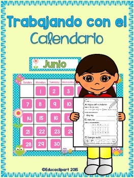 Preview of Calendario - Hoja para trabajar el calendario