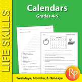 Calendars: Vocabulary Skills | Months | Seasons | Years | 