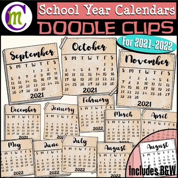Preview of Calendars Clipart