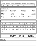 Calendar Binder