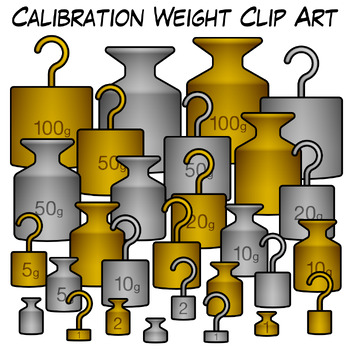 Preview of Calibration Weight Clip Art