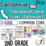California 2nd Grade Reading Common Core Standards and I C