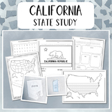 California / 5-Day Lesson Plan and Activities / Maps / Sta