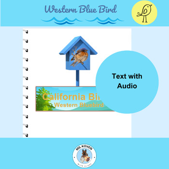 Preview of California Bird Study: The Western Bluebird Workbook, 5th/6th Grade
