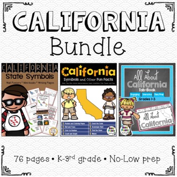 Preview of California Bundle - Three Sets of Lesson Helps